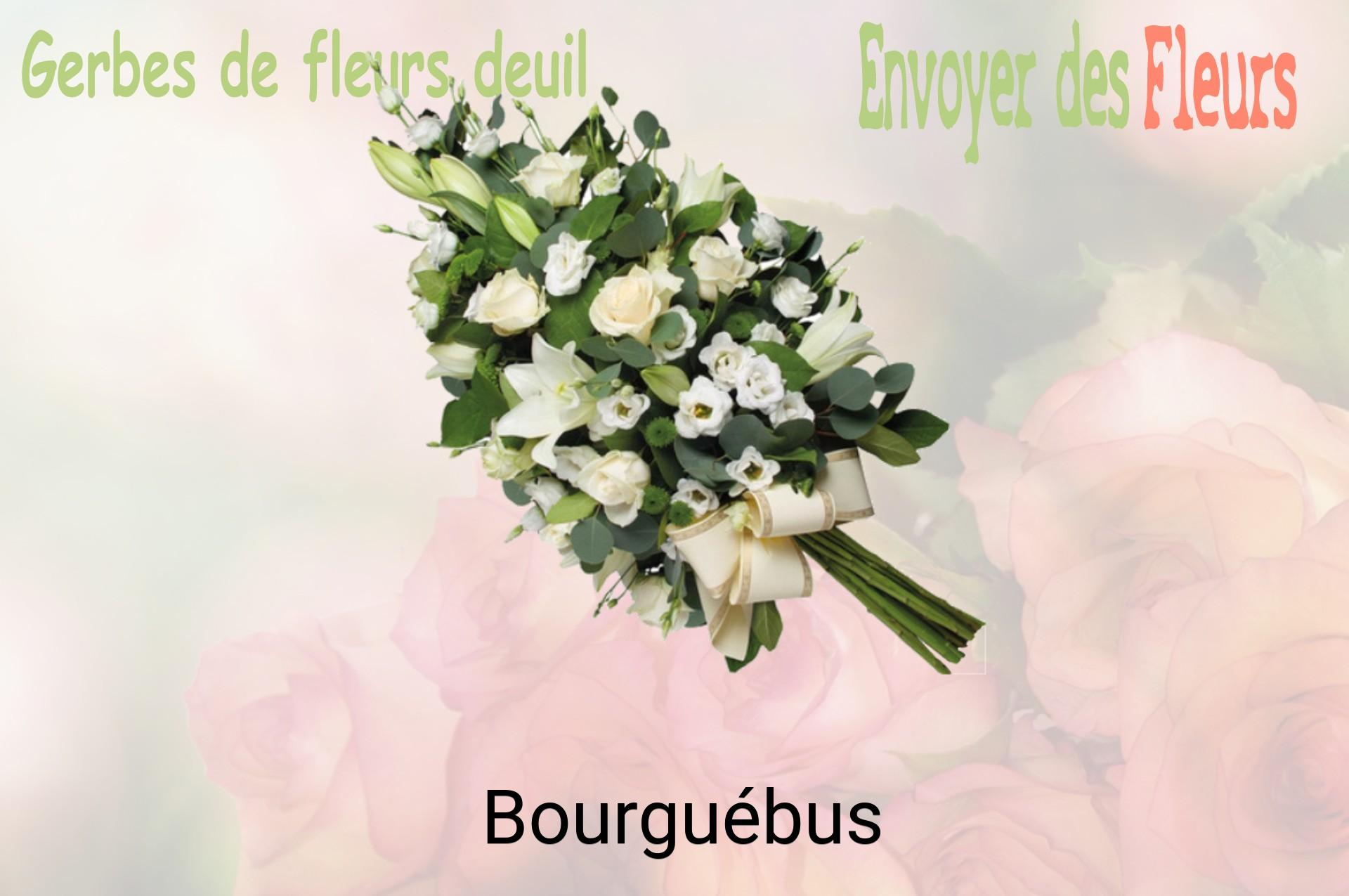 Gerbe de fleurs de deuil livrée à Bourguébus